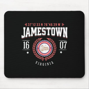 Jamestown Virginia Colony Rustic Souvenir Revoluti Mouse Mat