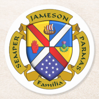 JamFam Coster Round Paper Coaster