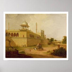Jami Masjid, Delhi, 1811 (oil on canvas) Poster