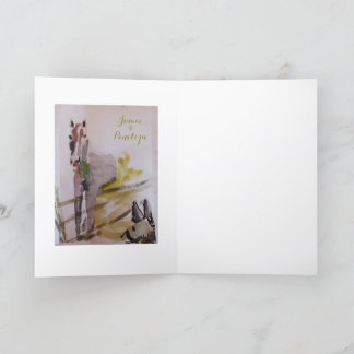 Jamie & Penelope Thank You Card