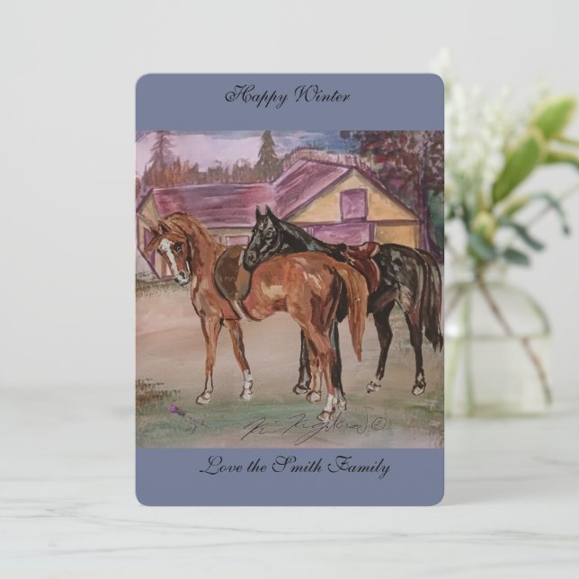 jamie & poppy stable (Standing Front)