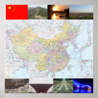 Jamie's China Travel Map Poster