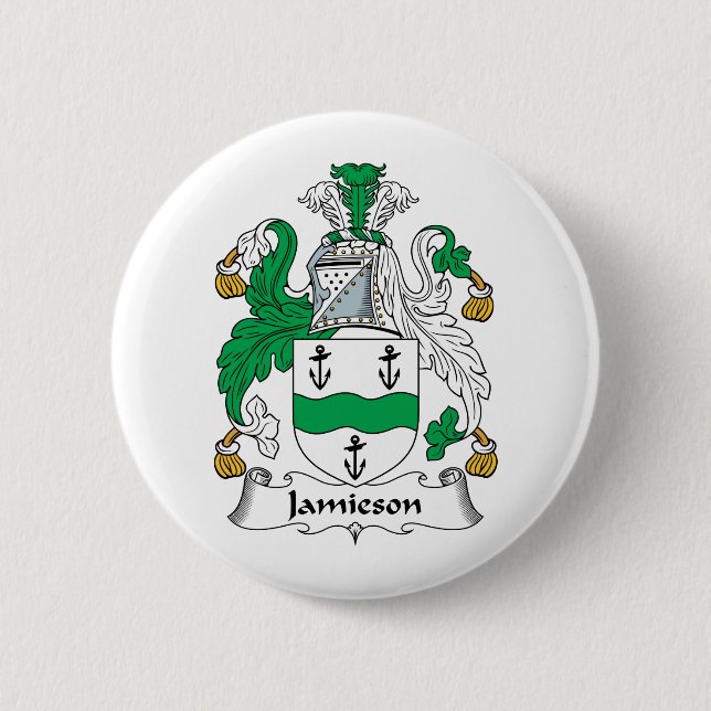 Jamieson Family Crest 6 Cm Round Badge (Front)