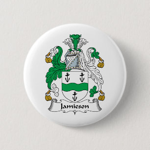 Jamieson Family Crest 6 Cm Round Badge
