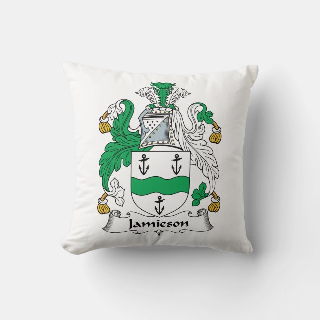 Jamieson Family Crest Cushion (Front)