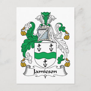 Jamieson Family Crest Postcard