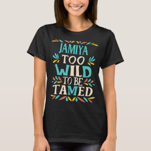 JAMIYA Name Cute Retro Girls Wildflower JAMIYA Nam T-Shirt