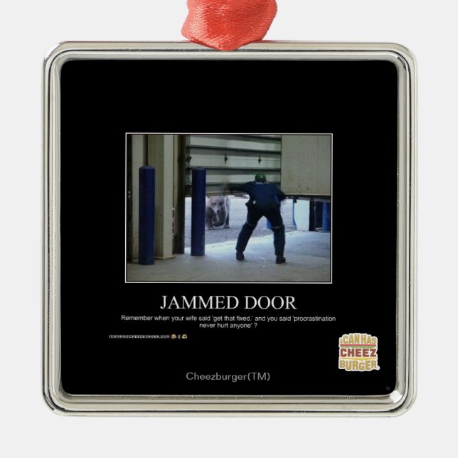 Jammed Door Metal Tree Decoration (Front)