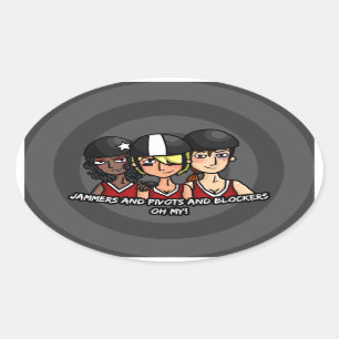Jammers pivots blockers oh my oval sticker