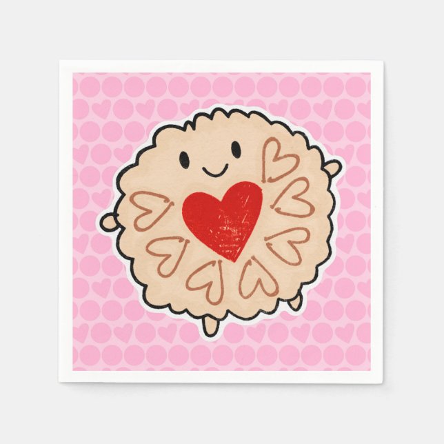 Jammie Dodger Napkin (Front)