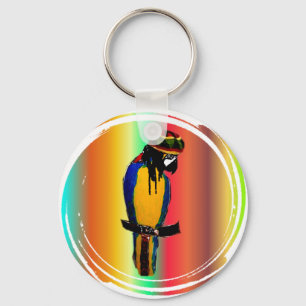 JAMMIN PARROT KEY RING