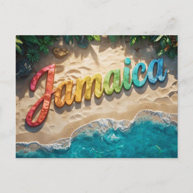 Jamming in jamaica postcard (Front)