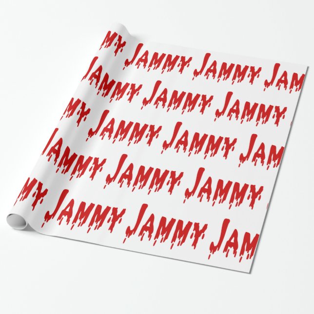 Jammy Wrapping Paper (Unrolled)