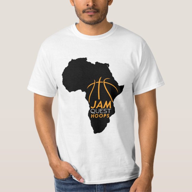 JamQuest Hoops Africa T-Shirt (Front)