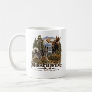 Jämthund Moose Hunting ,Scandinavian Dog Coffee Mug
