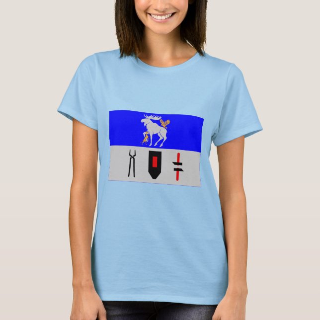 Jämtlands län flag T-Shirt (Front)
