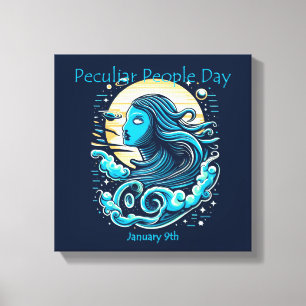 Jan 10th - Peculiar People Day Canvas Print