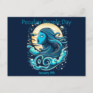 Jan 10th - Peculiar People Day Postcard