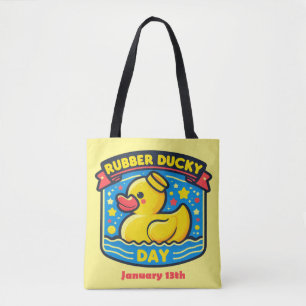 Jan 13th - Rubber Ducky Day Tote Bag