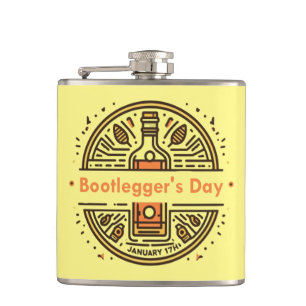 Jan 17th - Bootlegger's Day Hip Flask