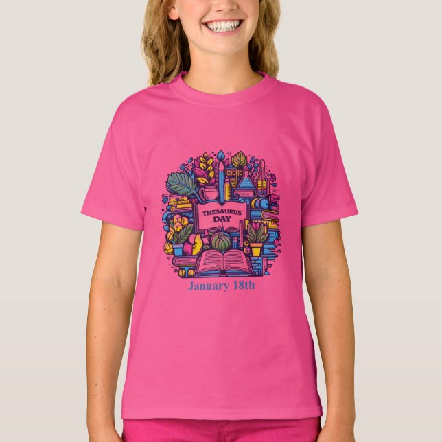 Jan 18th - Thesaurus Day T-Shirt (Front)