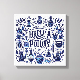 Jan 19th - Brew a Potion Day Canvas Print