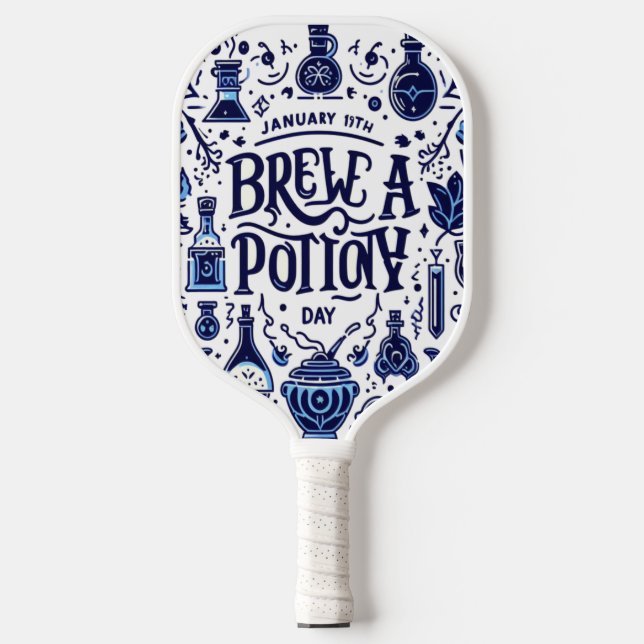 Jan 19th - Brew a Potion Day Pickleball Paddle (Front)