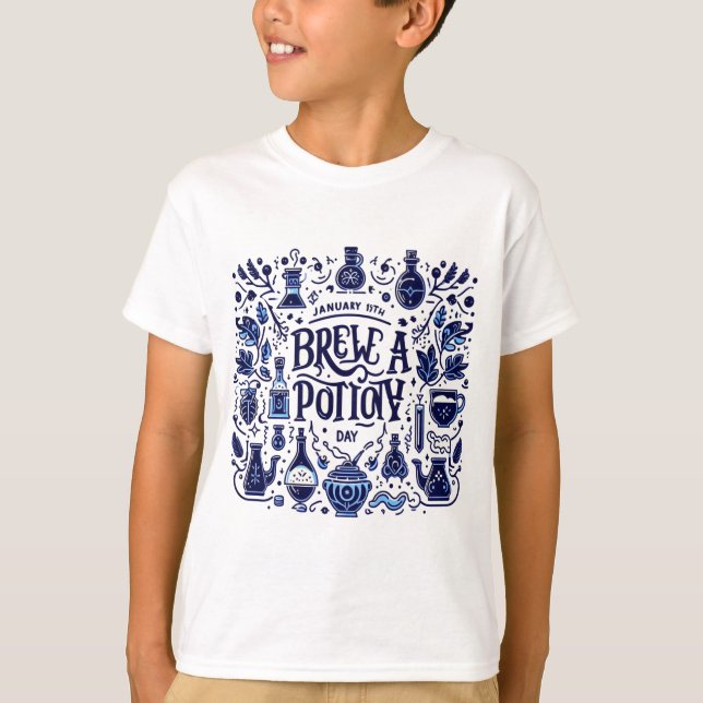 Jan 19th - Brew a Potion Day T-Shirt (Front)