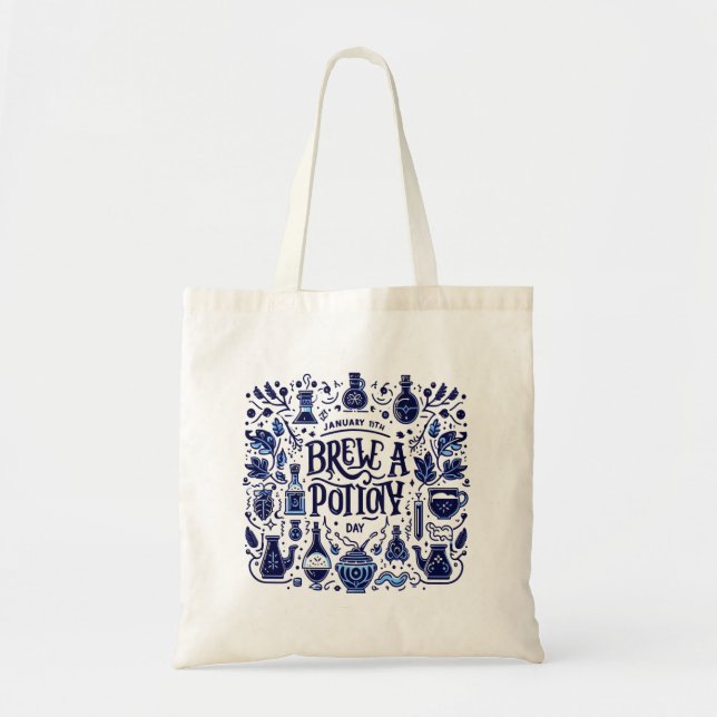 Jan 19th - Brew a Potion Day Tote Bag (Front)