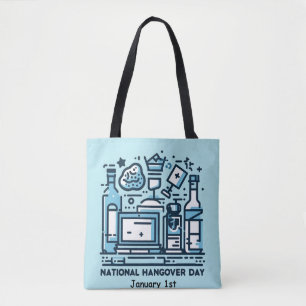 Jan 1st - National Hangover Day Tote Bag