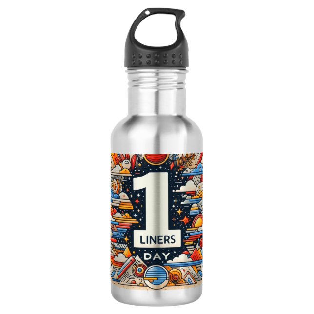 Jan 21st - One Liners Day 710 Ml Water Bottle (Front)