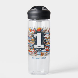 Jan 21st - One Liners Day Water Bottle