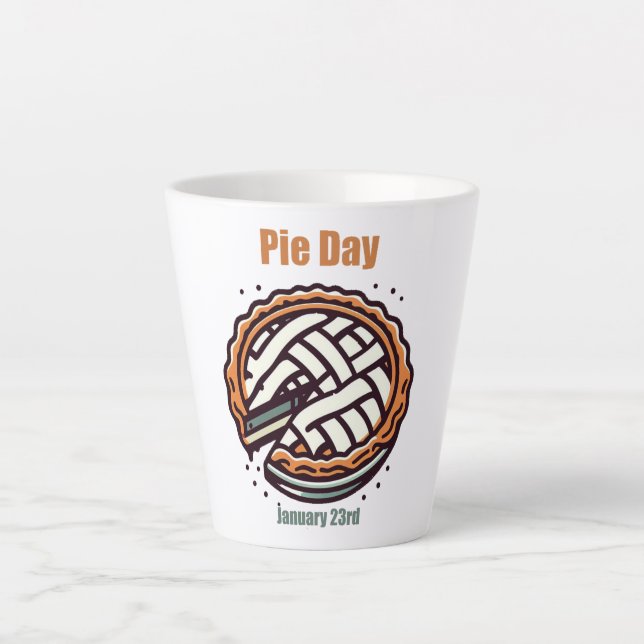 Jan 23rd - Pie Day Latte Mug (Front)