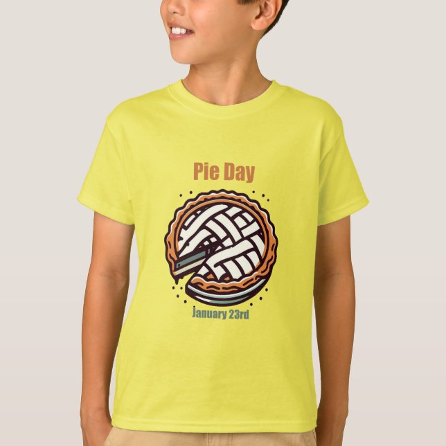 Jan 23rd - Pie Day T-Shirt (Front)