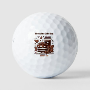 Jan 27th - Chocolate Cake Day Golf Balls
