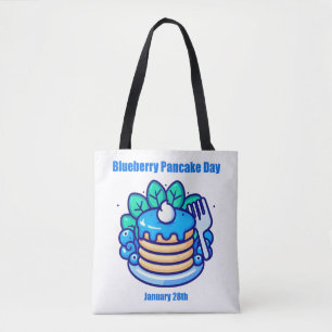 Jan 28th - Blueberry Pancake Day Tote Bag