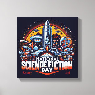 Jan 2nd - National Science Fiction Day Canvas Print