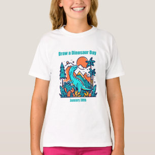 Jan 30th - Draw a Dinosaur Day T-Shirt
