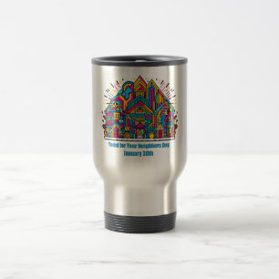 Jan 30th - Yodel for Your Neighbour Day Travel Mug