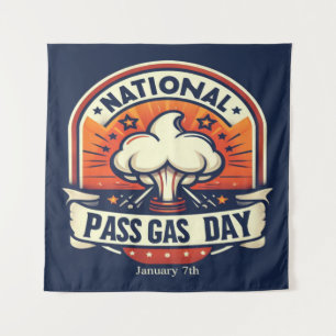 Jan 7th - National Pass Gas Day Tapestry