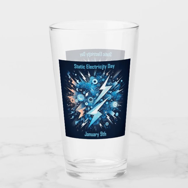 Jan 9th - Static Electricity Day Glass (Front)
