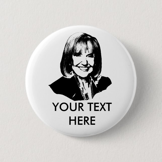 JAN BREWER 6 CM ROUND BADGE (Front)