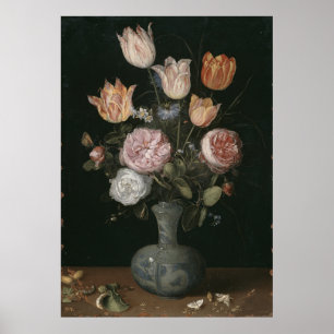jan brueghel the elder Flower Piece Poster