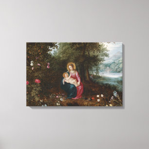 Jan Brueghel the Younger - The Rest on The Flight Canvas Print