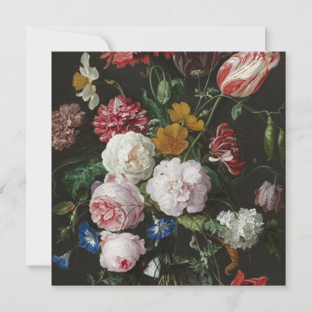 Jan Davidsz. De Heem - Still Life With Flowers Invitation (Front)