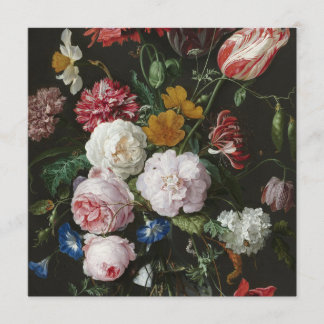 Jan Davidsz. De Heem - Still Life With Flowers Invitation