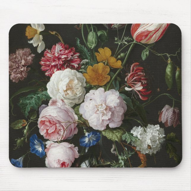 Jan Davidsz. De Heem - Still Life With Flowers Mouse Mat (Front)