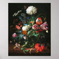 Jan Davidsz de Heem,  Vase of Flowers, 1660