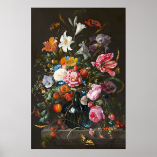 Jan Davidsz de Heem's Vase of Flowers 2 Poster