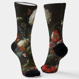 Jan Davidsz de Heem's Vase of Flowers Socks